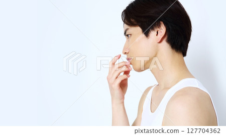 Male portrait beauty image Male portrait beauty image 127704362