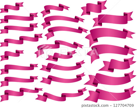 色帶,變形滑帶,M12 洋紅色 色帶,變形滑帶,M12 洋紅色 127704709