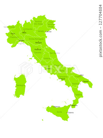 世界地圖上的義大利地圖 世界地圖上的義大利地圖 127704884