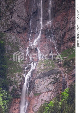 Rothbach Waterfall near Konigssee lake in Berchtesgaden National Park, Germany Rothbach Waterfall near Konigssee lake in Berchtesgaden National Park, Germany 127704992