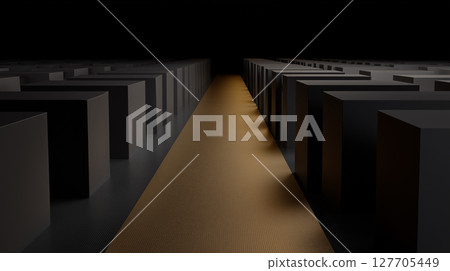 abstract escalator in room 127705449