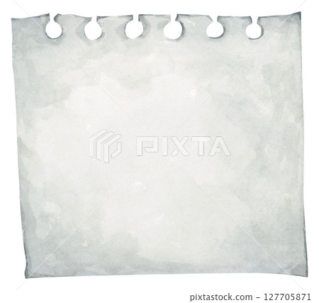 Pastel Notepad and Sticky Notes. Memo Pad for Planner, Office or Back to School. Watercolor Note Paper Illustration. 127705871