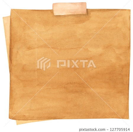 Pastel Notepad and Sticky Notes. Memo Pad for Planner, Office or Back to School. Watercolor Note Paper Illustration. 127705914