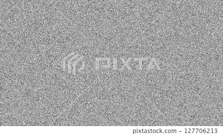 Light noise dot grain background. Vector black and white dotwork pattern. Densely dotted halftone texture, stipple sand grain effect. Abstract grunge monochrome overlay with stochastic stipple spray 127706213