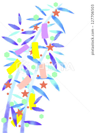 七夕裝飾的插圖 127706503