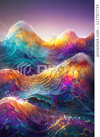 Liquid Glass Horizon of Ethereal Waves 127707734