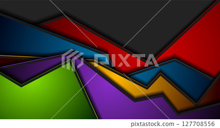 Colorful abstract corporate material background 127708556