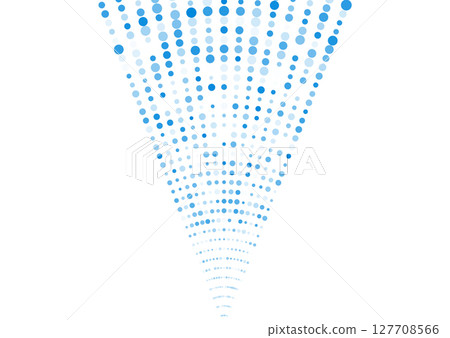 Bright blue minimal geometric halftone shape abstract background Bright blue minimal geometric halftone shape abstract background 127708566