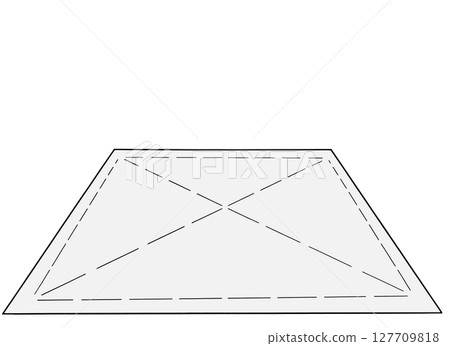 Simple illustration of a cleaning cloth 127709818