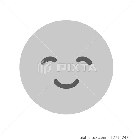 Smiling emoji | A simple face icon smiling with positive emotions such as happiness, joy, and fun Smiling emoji | A simple face icon smiling with positive emotions such as happiness, joy, and fun 127712423