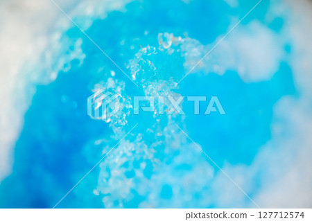 刨冰藍色夏威夷圖片（庫存照片） 127712574