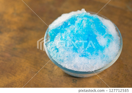 Shaved Ice Blue Hawaii image (stock photo) Shaved Ice Blue Hawaii image (stock photo) 127712585