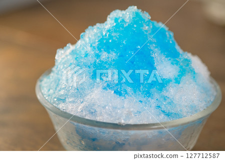 Shaved Ice Blue Hawaii image (stock photo) Shaved Ice Blue Hawaii image (stock photo) 127712587