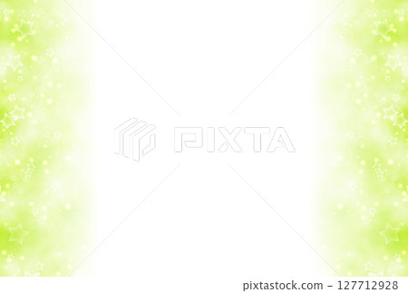 綠色星星和閃光粒子背景 127712928