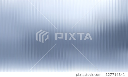 Vector Gray Blurred Glass Gradient background. Vertical Ribbed glass texture. Abstract bg. 127714841