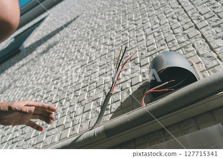 Air conditioner installation image Air conditioner installation image 127715341