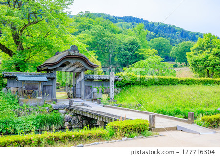 Ichijodani Asakura Clan Ruins in early summer, Fukui City, Fukui Prefecture Ichijodani Asakura Clan Ruins in early summer, Fukui City, Fukui Prefecture 127716304
