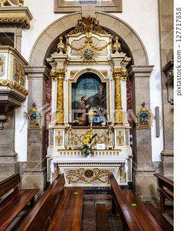 Interior of the church at Santu 127717858