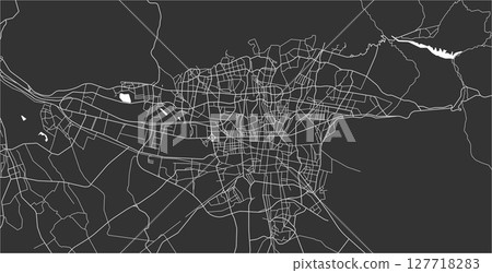 Layered editable vector illustration outline of Tehran,Iran. 127718283