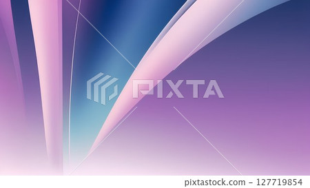 Abstract Gradient Background with Smooth Waves and Purple Blue Tones 127719854