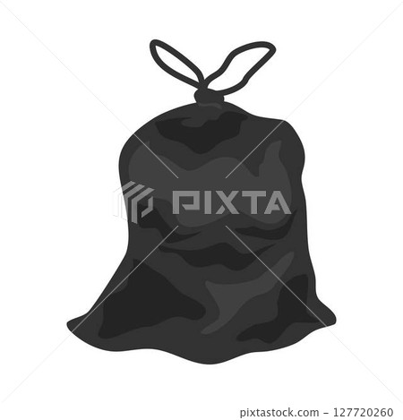 garbage bag trash waste illustration 127720260