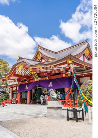 西宮神社(恵比壽神社本宮) 拜殿 西宮恵比壽神社 裡千家 茶道 西宮神社(恵比壽神社本宮) 拜殿 西宮恵比壽神社 裡千家 茶道 127720384