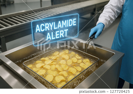 In-Process Acrylamide Hazard Alert Real-Time System Monitoring During the Industrial Deep-Frying Stage of Potato Chip Production for Quality Control In-Process Acrylamide Hazard Alert Real-Time System Monitoring During the Industrial Deep-Frying Stage of Potato Chip Production for Quality Control 127720425