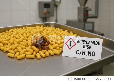 Acrylamide Risk in Food Toxicology involving a Non-Conforming Batch of Extruded Corn Cereal showing Thermal Degradation and a Chemical Hazard Identifier 127720433