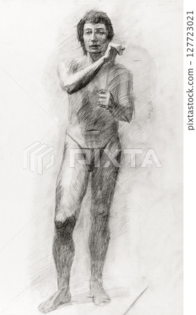 pencil drawing illustration, portrait, sketch pencil drawing illustration, portrait, sketch 127723021
