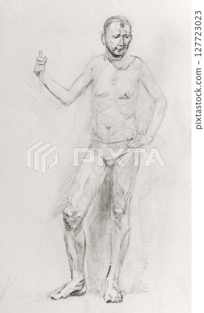 pencil drawing illustration, portrait, sketch pencil drawing illustration, portrait, sketch 127723023