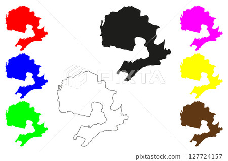 North Dum Dum city (Republic of India, State of West Bengal) map vector illustration, scribble sketch North Dum Dum map North Dum Dum city (Republic of India, State of West Bengal) map vector illustration, scribble sketch North Dum Dum map 127724157