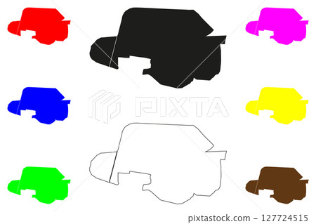 Sasaram city (Republic of India, State of Bihar) map vector illustration, scribble sketch Shahasaram map Sasaram city (Republic of India, State of Bihar) map vector illustration, scribble sketch Shahasaram map 127724515
