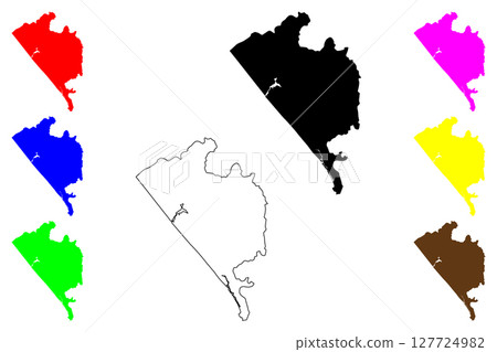 Thiruvananthapuram city (Republic of India, State of Kerala) map vector illustration, scribble sketch Trivandrum or Ananthapuri map Thiruvananthapuram city (Republic of India, State of Kerala) map vector illustration, scribble sketch Trivandrum or Ananthapuri map 127724982