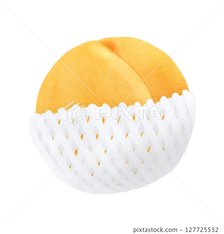 果蓋包裹的黃桃 127725532