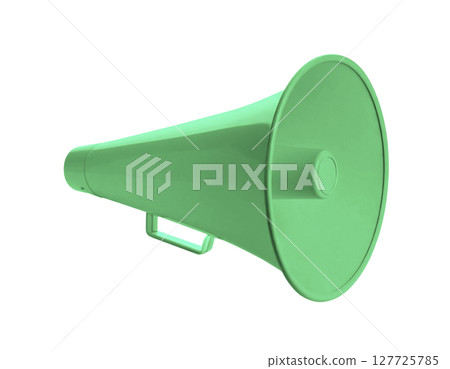 綠色簡易擴音器 綠色簡易擴音器 127725785