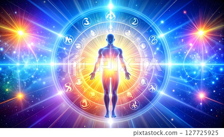 Image of the human body being healed Image of the human body being healed 127725925