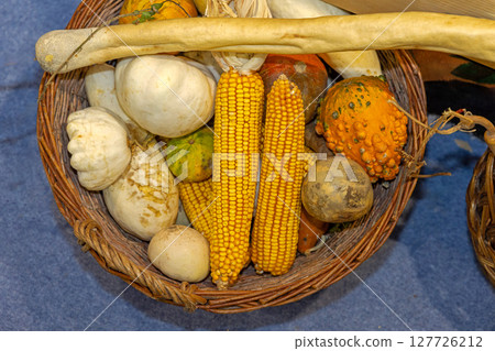 Corncob Gourds Basket Corncob Gourds Basket 127726212