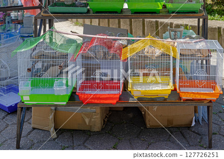 Colour Pet Bird Cages 127726251