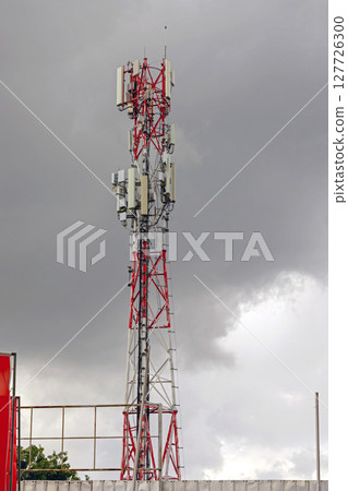 Cell Tower Bad Weather Cell Tower Bad Weather 127726300