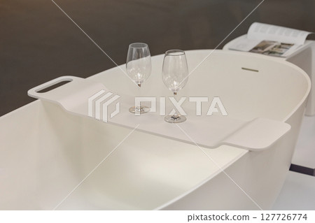 Wine Glass Holder Bathtub Wine Glass Holder Bathtub 127726774