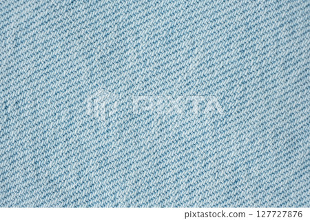 Macro Texture Background of Light Blue Jeans Material. Macro Texture Background of Light Blue Jeans Material. 127727876