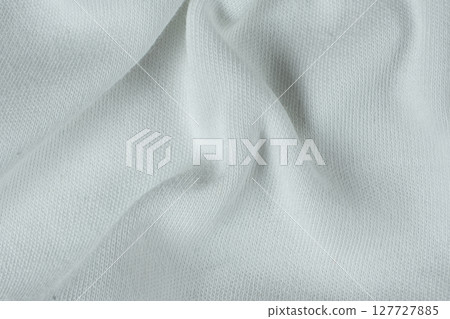 Close-Up of Abstract Cotton Textile Surface Top View 127727885