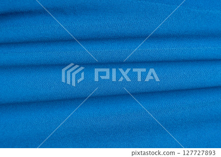 One hundred percent polyester fabric macro top view One hundred percent polyester fabric macro top view 127727893