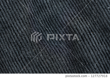 Corduroy fabric with dust and lint macro texture. Corduroy fabric with dust and lint macro texture. 127727918