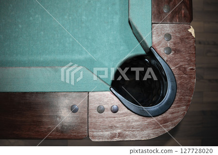 Pool table background Pool table background 127728020