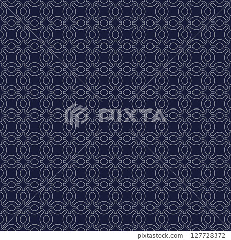 Seamless color pattern of abstract geometric elements. Design of texture, textiles, clothing, packaging and creative idea 127728372