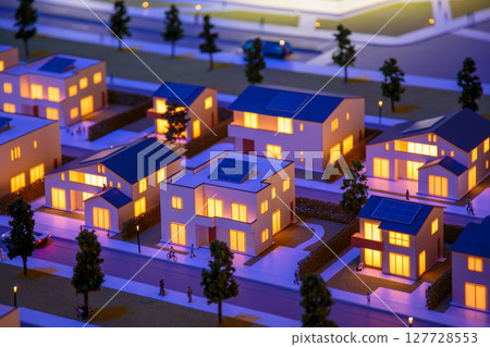 House model diorama 127728553