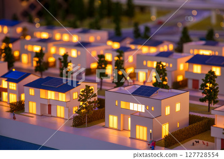 House model diorama 127728554