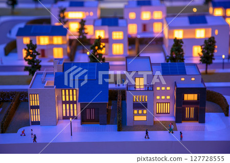House model diorama 127728555
