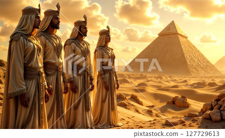 A majestic killer whale gracefully swims through the water, captured in slow motion A majestic killer whale gracefully swims through the water, captured in slow motion 127729613